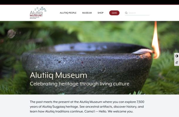 Alutiiq Museum homepage