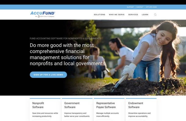 AccuFund Home Page